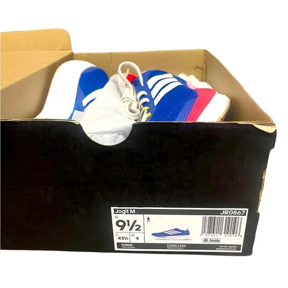 🌟🌟🌼NIB Adidas Jogit Blue and Pink Athletic Shoes. UNISEX - Picture 2 of 13